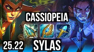 CASSIOPEIA vs SYLAS (MID) | Godlike | EUW Diamond | 25.22