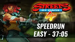 Streets of Rage 4 V05 Cherry EASY Speedrun (37:05) World Record