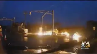 Police Officers, Power Company Worker Narrowly Escape Transformer Fire
