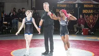Indian Hills Women's Wrestling vs. Iowa Western - Highlights (1/28)