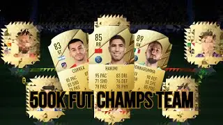 INSANE 500K FUT CHAMPS READY FIFA 22 SQUAD!!! FIFA 22 ULTIMATE TEAM