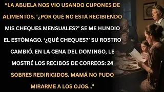 Mi abuela descubrió los cheques que mamá me robó: 24 sobres redirigidos.