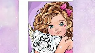 Coloring book #art #color #coloroasis #gaming #littlegirl #bestcoloringbook