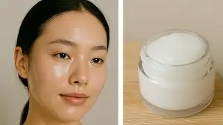 ✨ Crème Visage Coréenne Maison Anti-Âge au Riz & Aloe Vera | Peau de Verre Naturelle