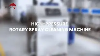 Skymen High-Pressure Rotary Spray Cleaning Machine | Powerful Industrial Parts Washing