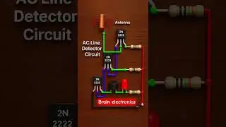 AC line detector circuit diagram 💡 #circuitbasics #aclinedetctor