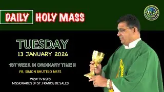 TUESDAY HOLY MASS | 13 JANUARY 2026 | 1ST WEEK IN ORDINARY TIME II by Fr  Simon #dailyholymass