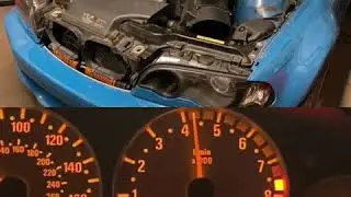 BMW E46 M3 S54 - 2000-8400 RPM dyno run 357whp