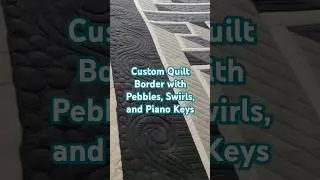 Labyrinth Quilt Custom Border #quilting #longarmquilting #customquilting