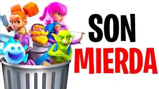 TODAS las CARTAS COMUNES de CLASH ROYALE de la PEOR a la MEJOR