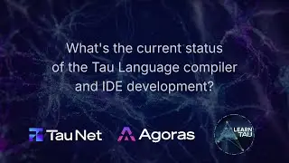 What's the current status of the Tau Language compiler and IDE development?