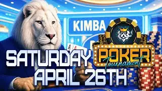 Saturday April 26th! Saturday Poker Tournament!! #bitcoin #crypto #marketanalysis
