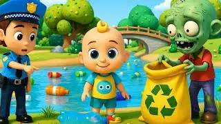 Baby Eco and the River Zombie | Educational Story for Kids | Don&rsquo;t Throw Trash, Keep the River Clean