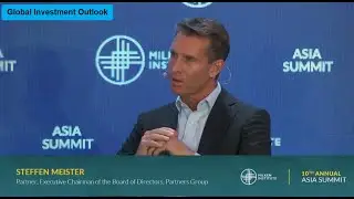 Partners Group Chairman Steffen Meister at the 2023 Milken Asia Summit