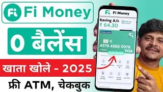 fi money zero balance account opening online | best zero balance account | fi bank account opening
