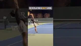 EX D1 Player is Next Level #tennis #shorts #collegetennis