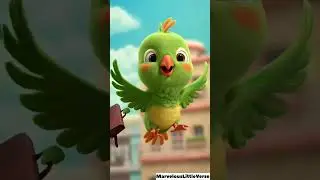 #Mein tota Mein Tota #मैं तोता मैं तोता #Fun Hindi Rhyme for Kids | #Shorts #MarvelousLittleVerse 🌈