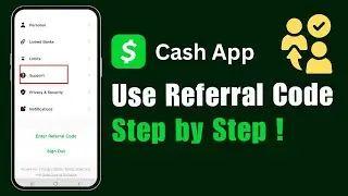 How to Use / Enter Referral Code on Cash App | Get Bonuses !