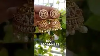 Beautiful one gram gold heavy jumka best price.#earrings #jumkas #onegramgold #lushqueens #jewelery