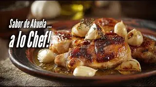 Pollo al Ajillo INCRE&Iacute;BLE  &iexcl; Ajos y Cebolla Confitados !