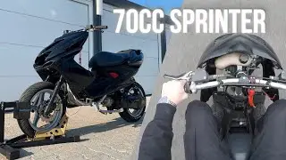 YAMAHA AEROX 70CC POV!