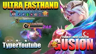 Gusion Ultra Fast Hand 2023 Gameplay | Former Top 1 Global Gusion Gameplay By TyperYoutube | MLBB