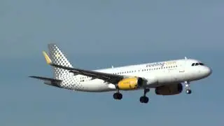 Vueling Airbus 320WL EC-MJC Landing Gran Canaria GCLP