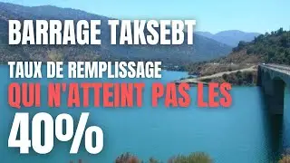 Barrage Taksebt, un trésor hydraulique de kabylie, Taux de remplissage inquiétant au 08/03/2025