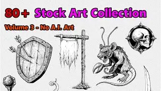 DrivethruRPG Clip Art Collection 03 - Fall, 2025