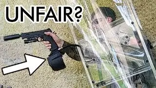 Unfair Loadout? Combatshield + Drummag Pistol
