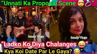 Unnati Ne Ladko Ko Phalanges Diya 😲 | Proposal Scene Full Masti BTS | Jaane Anjaane Hum Mile