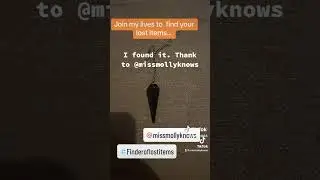Found Items w/Remote Viewing!