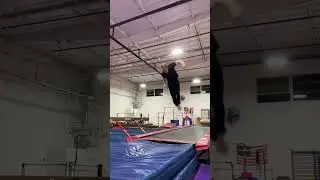 SLOW MOTION BACKFLIP TRIPLE FULL TWIST 🔥Gymnast Training Tumbling Tricking Trampoline Cirque Fit