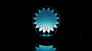 How to Make an Edge Lit LED Mandala Light