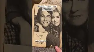 Who remembers TV Guides? #childhood #nostalgia  #memories #shorts #tvguide