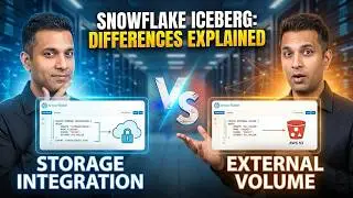 Difference between Snowflake Storage Integration vs External Volume