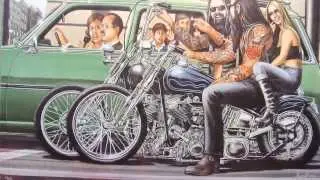 David Mann Original Art Exhibition at the Easyriders Sacramento Motorcycle Show