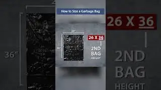 How to Perfectly Size a Garbage Bag  #diy #home #homeownership #hometips #howto  #tips #learning