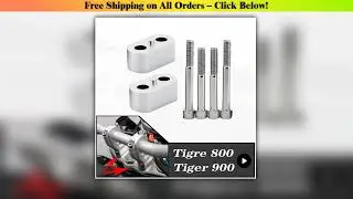 FOR Triumph Tiger 800 2011-2022 Tiger 900 2020-2022 Motorcycle Handlebar Risers Clamp Mounting