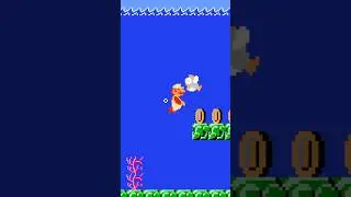 Ошибка с плаванием в Super Mario Bros! 💦