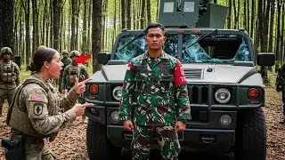 DIEJEK PEWIRA WANITA ASING! Prajurit TNI DITANTANG Hidupkan Hummer H3 dan Balikkan Keadaan!
