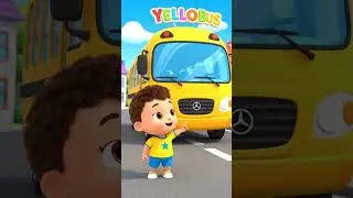 Yellow Bus 🟡 | Learn Colors with Baby Bubu #shorts #preschoollearning