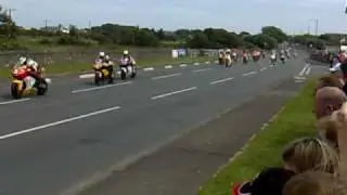Southern 100 2009 Championship Race Start/Finish Straight Lap 1