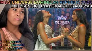 LIVE REACCION | 𝐌𝐢𝐬𝐬 𝐔𝐧𝐢𝐯𝐞𝐫𝐬𝐞 𝐃𝐨𝐦𝐢𝐧𝐢𝐜𝐚𝐧 𝐑𝐞𝐩𝐮𝐛𝐥𝐢𝐜 𝟐𝟎𝟐𝟓 | Miss Barahona defeats heavy favorite! OMG
