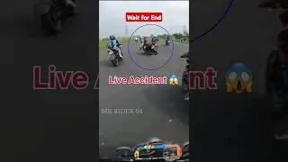 Live Accident 😭 Pulsar NS 160 Hit Kardi Hayabusa Ko #trending #crash #crashed #hayabusa