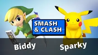 S&C 05 - Biddy (Toon Link) vs Sparky (Pikachu) - Smash 4 Wii U
