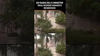 ED raids Delhi Minister Raaj Kumar Anand&rsquo;s residence | News9  | #shorts
