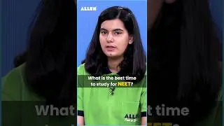 Day vs Night - What is the Best Time to Study for NEET? ⏳ NEET AIR-1 Prachita