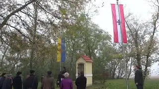 Kranzniederlegung beim &Ouml;KB Marterl am 26.10.2024