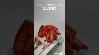 Minecraft Fluid Particle Simulation in Blender